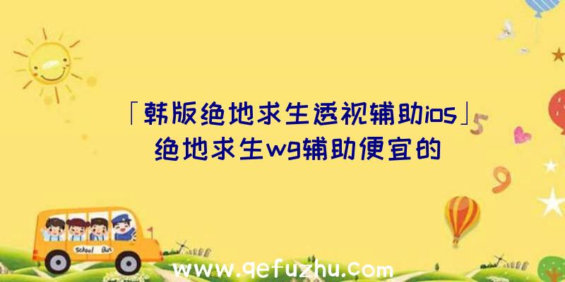 「韩版绝地求生透视辅助ios」|绝地求生wg辅助便宜的